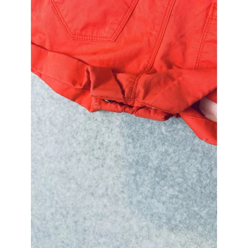 Oshkosh B'Gosh Overalls Shorts Girl's 9M Coral Baby Vestbak Adjustable Straps‎